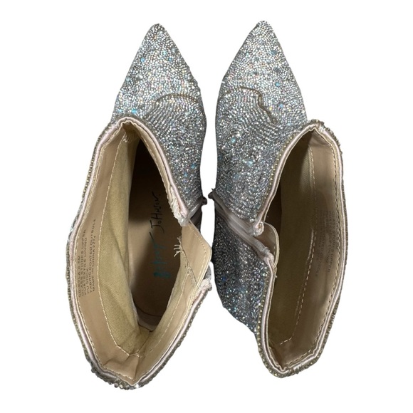 Betsey Johnson Glittering Ankle Booties - Picture 6 of 10